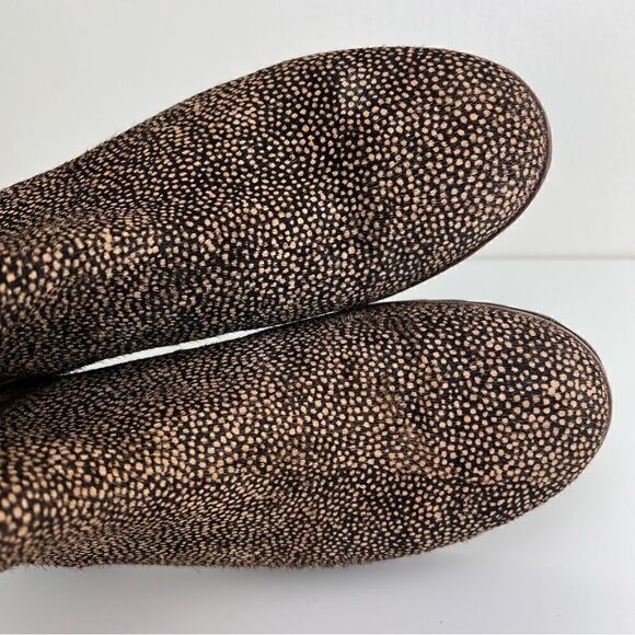 NWT Madewell the Ivy Chelsea boot mini dot ankle boots calf hair size 9.5 - Picture 9 of 13